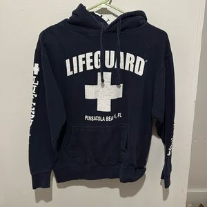 Navy blue size small Pensacola beach Florida hoddie